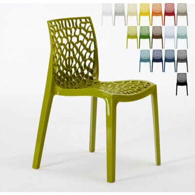 Grand Soleil - Sedia impilabile in polipropilene - Design italiano moderno Grand Soleil - Sedia impilabile in polipropilene - Design italiano moderno