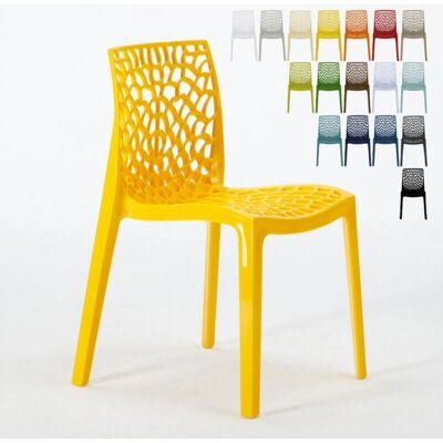 Sedia gialla impilabile Grand Soleil - Arredo interno/esterno Sedia gialla impilabile Grand Soleil - Arredo interno/esterno