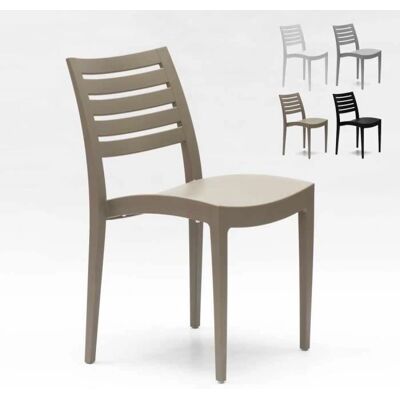 Silla apilable de polipropileno Grand Soleil Firenze - Uso público Silla apilable de polipropileno Grand Soleil Firenze - Uso público