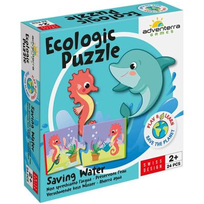 Ökológiai puzzle A víz takarékosságáért - 24 tengeri állat Ökológiai puzzle A víz takarékosságáért - 24 tengeri állat