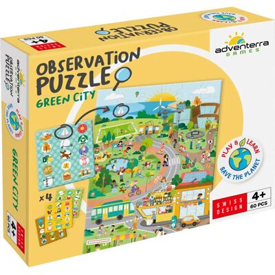 Adventerra Games AD-OBCIT01 Puzzle Ville Écologique - Jouet Éducatif - Publicité Adventerra Games AD-OBCIT01 Puzzle Ville Écologique - Jouet Éducatif - Publicité