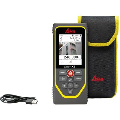 Leica Geosystems - Télémètre laser DISTO X6 - 250 m robuste - Publicité Leica Geosystems - Télémètre laser DISTO X6 - 250 m robuste - Publicité
