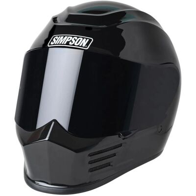Simpson Speed Black Full Face Helmet XS Simpson Speed Black Full Face Helmet XS