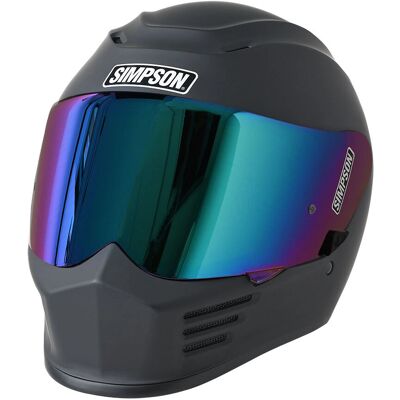 Casco Simpson Speed 06 - Negro Mate Casco Simpson Speed 06 - Negro Mate