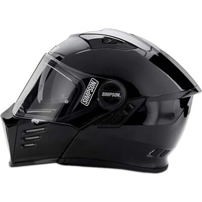 Casco Flip-Up Simpson Darksome Sólido ECE 22.06 Negro - Casco Casco Flip-Up Simpson Darksome Sólido ECE 22.06 Negro - Casco