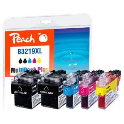 Peach Pack Multiple Plus - Lot de 5 - Noir, Cyan, Magenta, Jaune - Cartouche d'encre - Publicité Peach Pack Multiple Plus - Lot de 5 - Noir, Cyan, Magenta, Jaune - Cartouche d'encre - Publicité