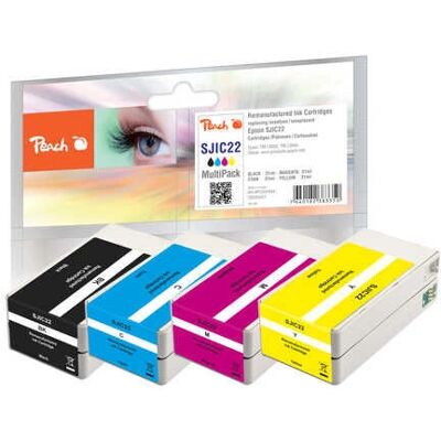 Cartouche d'encre Peach PI200-644 - Noir, Cyan, Magenta, Jaune - Cartouche d'encre - Publicité Cartouche d'encre Peach PI200-644 - Noir, Cyan, Magenta, Jaune - Cartouche d'encre - Publicité