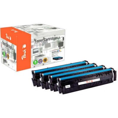 Peach 112205 Cartouche Toner - Noir, Cyan, Magenta, Jaune - 4 pcs Peach 112205 Cartouche Toner - Noir, Cyan, Magenta, Jaune - 4 pcs
