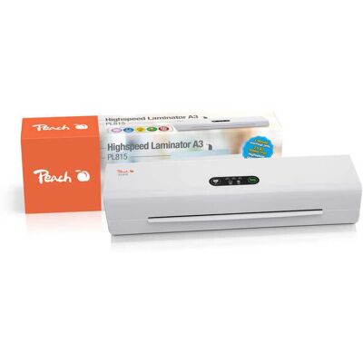 Peach PL815 Laminator - Schnell 800 mm/min - A3 Peach PL815 Laminator - Schnell 800 mm/min - A3