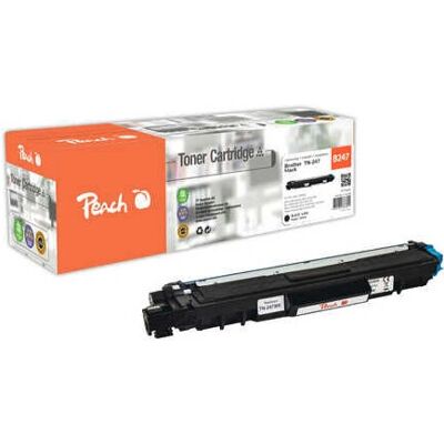 Cartouche de toner Peach PT1066 - Noir - Compatible avec Brother Tn-247 Cartouche de toner Peach PT1066 - Noir - Compatible avec Brother Tn-247