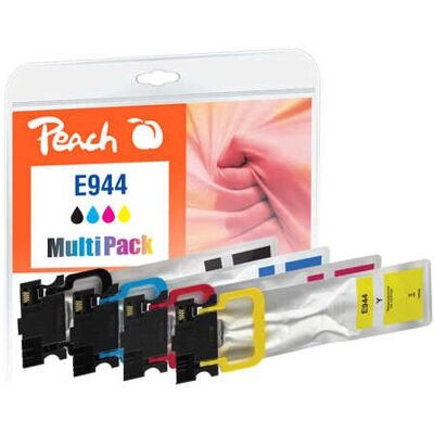 Cartouche d'encre Peach PI200-786 - Pack de 4 - Noir, Cyan, Magenta, Jaune - Accessoires d'imprimante Cartouche d'encre Peach PI200-786 - Pack de 4 - Noir, Cyan, Magenta, Jaune - Accessoires d'imprimante