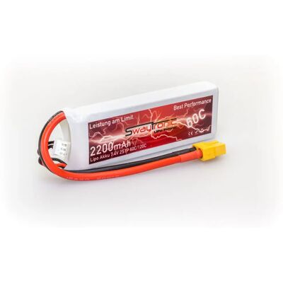 Swaytronic 7640182620745 Batterie LiPo - 2200mAh, 7.4V, 60C - Pièce pour modèle RC - Publicité Swaytronic 7640182620745 Batterie LiPo - 2200mAh, 7.4V, 60C - Pièce pour modèle RC - Publicité