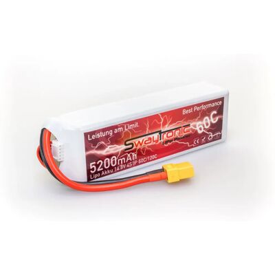 Batterie Swaytronic 14.8V 5200mAh 60C/120C XT90S - Pièce RC - Publicité Batterie Swaytronic 14.8V 5200mAh 60C/120C XT90S - Pièce RC - Publicité