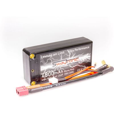 Swaytronic HC 2S 7.4V 4600mAh 100C/200C T Batterie - Batterie Swaytronic HC 2S 7.4V 4600mAh 100C/200C T Batterie - Batterie