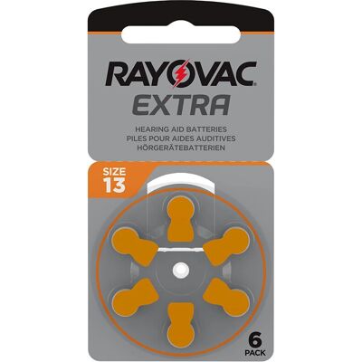 Rayovac - Batterie Extra 13 per apparecchi acustici 6 pezzi Rayovac - Batterie Extra 13 per apparecchi acustici 6 pezzi