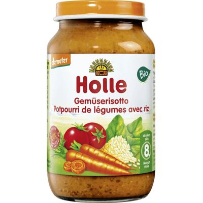 Holle Jedzenie dla niemowląt z warzywami - Marchew, Ziemniak Holle Jedzenie dla niemowląt z warzywami - Marchew, Ziemniak