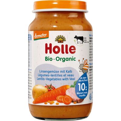 Holle Mleko dla Niemowląt - Model 169104 - Warzywa i Soczewica z Wołowiną - 220g Holle Mleko dla Niemowląt - Model 169104 - Warzywa i Soczewica z Wołowiną - 220g