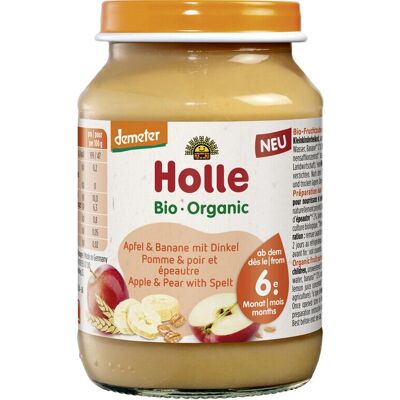 Purée bio de fruits et d’épeautre pour bébé - 190g - Publicité Purée bio de fruits et d’épeautre pour bébé - 190g - Publicité