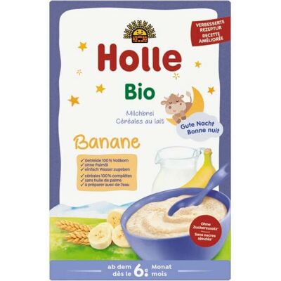 Holle Organiczne Kaszki Bananowe dla Niemowląt - Żywność dla Dzieci Holle Organiczne Kaszki Bananowe dla Niemowląt - Żywność dla Dzieci
