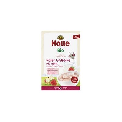 Kaszka ekologiczna Holle dla niemowląt - Owies, Truskawka & Jabłko - od 6 miesięcy Kaszka ekologiczna Holle dla niemowląt - Owies, Truskawka & Jabłko - od 6 miesięcy
