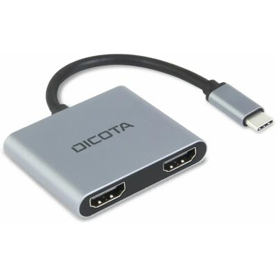 Dicota D32063 Silver Universelle USB-C Dockingstation Dicota D32063 Silver Universelle USB-C Dockingstation
