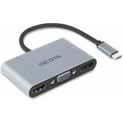 Dicota D32064 Silber 5-in-1 USB-C Dockingstation Dicota D32064 Silber 5-in-1 USB-C Dockingstation