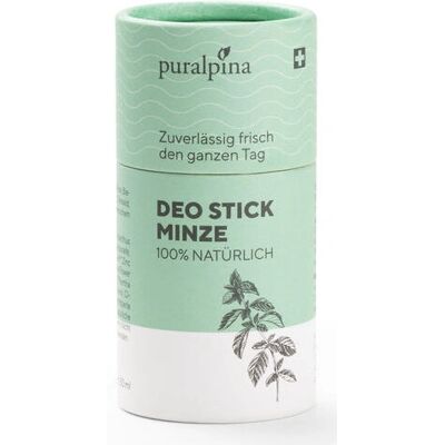 Puralpina - 1424 - Menthe - 50 ml - Stick Deodorant - Publicité Puralpina - 1424 - Menthe - 50 ml - Stick Deodorant - Publicité
