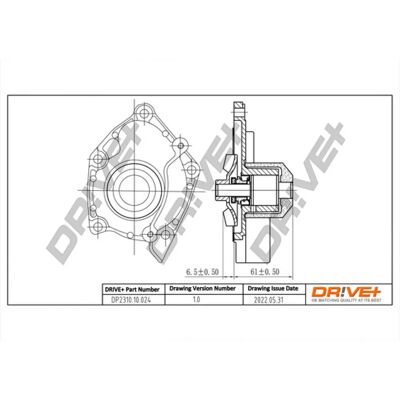 AISIN WERE01B Water Pump with Gasket - Water Pump AISIN WERE01B Water Pump with Gasket - Water Pump