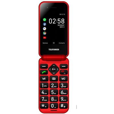 TELEFUNKEN S740 - Rojo TELEFUNKEN S740 - Rojo