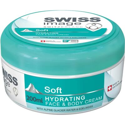 Crème Hydratante Douce Swiss Image - Visage & Corps - Femmes - Publicité Crème Hydratante Douce Swiss Image - Visage & Corps - Femmes - Publicité