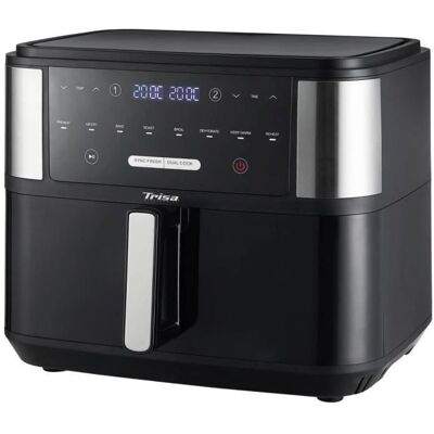 Trisa Crunchy Fry Pro - 10L Luchtfriteuse - Zwart Trisa Crunchy Fry Pro - 10L Luchtfriteuse - Zwart