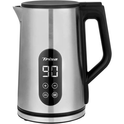 Trisa Digital Wasserkocher - 1.7L Edelstahl, Temperaturkontrolle, Warmhaltefunktion Trisa Digital Wasserkocher - 1.7L Edelstahl, Temperaturkontrolle, Warmhaltefunktion
