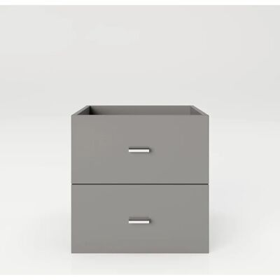 PHOENIX - Schubladencontainer Raumteiler-Set - Grigio - Unità cassetti di ripiano PHOENIX - Schubladencontainer Raumteiler-Set - Grigio - Unità cassetti di ripiano