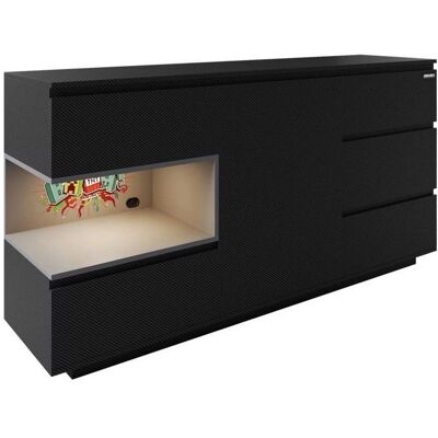 Roba Minecraft Sideboard - Durable Particleboard - Large Storage - 5 Drawers - Ambient Lighting - Sideboard - Minecraft Roba Minecraft Sideboard - Durable Particleboard - Large Storage - 5 Drawers - Ambient Lighting - Sideboard - Minecraft
