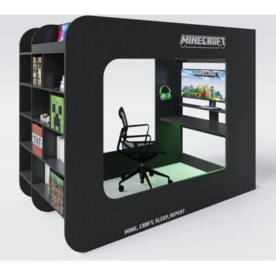 PHOENIX Minecraft Hochbett - Bett PHOENIX Minecraft Hochbett - Bett
