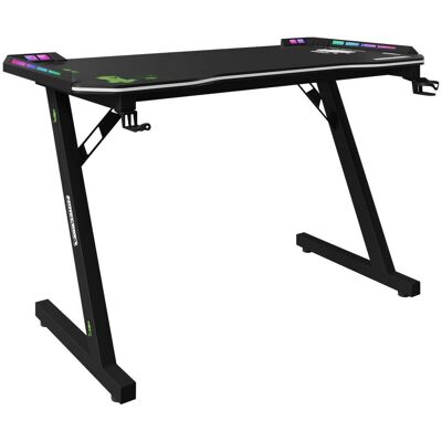 PHOENIX MINECRAFT Gaming Tisch - Rechteckig, Schwarz, 120x74x60 cm PHOENIX MINECRAFT Gaming Tisch - Rechteckig, Schwarz, 120x74x60 cm