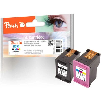 Cartouche d'encre Peach PI300-1045 - 2 pcs, Multi-pack, Noir, Cyan, Magenta, Jaune - cartouche d'encre Cartouche d'encre Peach PI300-1045 - 2 pcs, Multi-pack, Noir, Cyan, Magenta, Jaune - cartouche d'encre