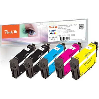 Cartouche d'encre Peach PI200-971 - Grande capacité - 5 pcs - Publicité Cartouche d'encre Peach PI200-971 - Grande capacité - 5 pcs - Publicité