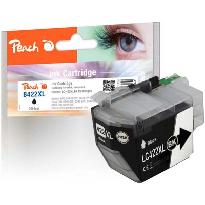 Cartouche d'encre Peach PI500-379 - Noir à haute capacité - Compatible Brother - Publicité Cartouche d'encre Peach PI500-379 - Noir à haute capacité - Compatible Brother - Publicité