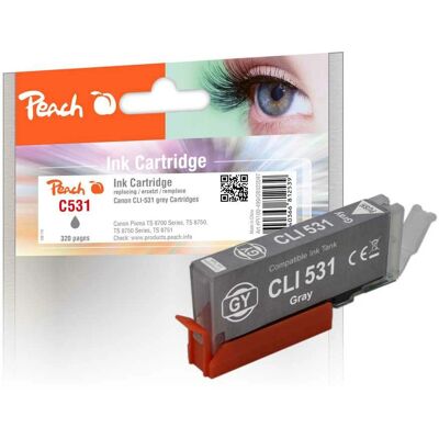 Peach PI100-499 Graufarbe Tintenpatrone - Tintenpatrone Peach PI100-499 Graufarbe Tintenpatrone - Tintenpatrone