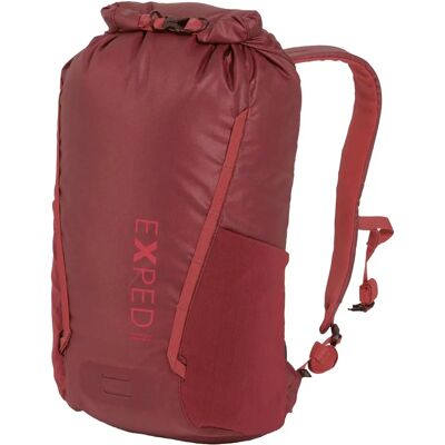 Exped Typhoon 15 Rugzak - Waterdicht, 15L, Bourgogne Exped Typhoon 15 Rugzak - Waterdicht, 15L, Bourgogne