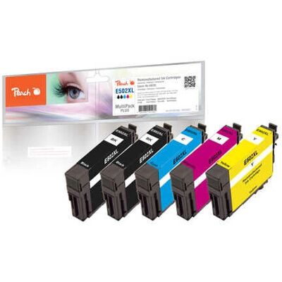 Cartouche d'encre Peach PI200-842 - Pack de 5, Noir, Cyan, Magenta, Jaune - Publicité Cartouche d'encre Peach PI200-842 - Pack de 5, Noir, Cyan, Magenta, Jaune - Publicité
