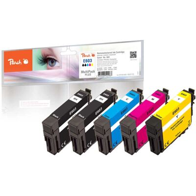 Cartouche d'encre Peach PI200-869 - Pack de 5, Rendu standard, Multicolore - Publicité Cartouche d'encre Peach PI200-869 - Pack de 5, Rendu standard, Multicolore - Publicité