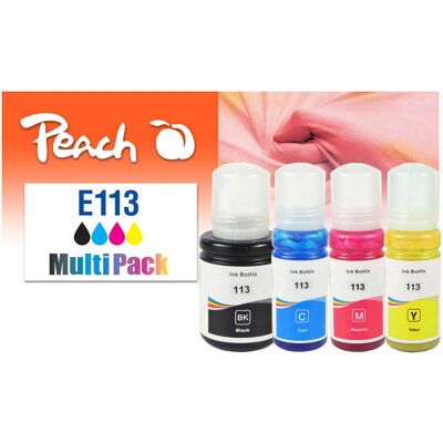 Encre Peach pour Epson 113 4 Pack - Publicité Encre Peach pour Epson 113 4 Pack - Publicité