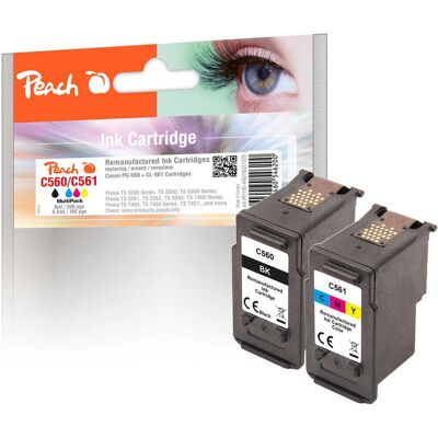Peach 321029 Tintenpatrone - Mehrfachpack Schwarz Cyan Magenta Gelb - 200 Seiten Peach 321029 Tintenpatrone - Mehrfachpack Schwarz Cyan Magenta Gelb - 200 Seiten