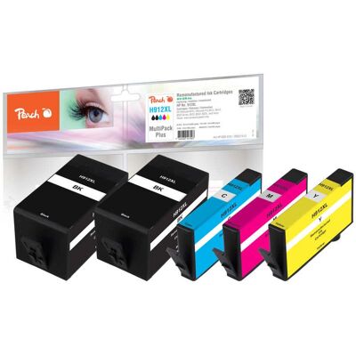 Peach PI300-978 Tintenpatrone - 4 Variationen - 5 Stk - Schwarz, Cyan, Magenta, Gelb Peach PI300-978 Tintenpatrone - 4 Variationen - 5 Stk - Schwarz, Cyan, Magenta, Gelb