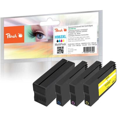 Peach PI300-998 Tintenpatrone - 4er Pack - Schwarz, Cyan, Magenta, Gelb - Standardleistung Peach PI300-998 Tintenpatrone - 4er Pack - Schwarz, Cyan, Magenta, Gelb - Standardleistung