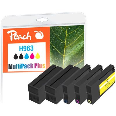 Peach PI300-999 Tintenpatronen - 5 Stück - Schwarz, Cyan, Magenta, Gelb Peach PI300-999 Tintenpatronen - 5 Stück - Schwarz, Cyan, Magenta, Gelb