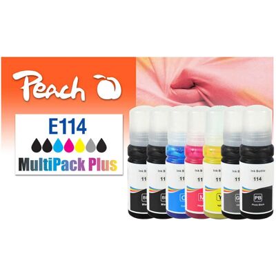 Peach 321707 Tintenpatrone - Standard, Mehrfachpack, Kompatibel - Schwarz, Cyan, Grau, Magenta, Gelb Peach 321707 Tintenpatrone - Standard, Mehrfachpack, Kompatibel - Schwarz, Cyan, Grau, Magenta, Gelb