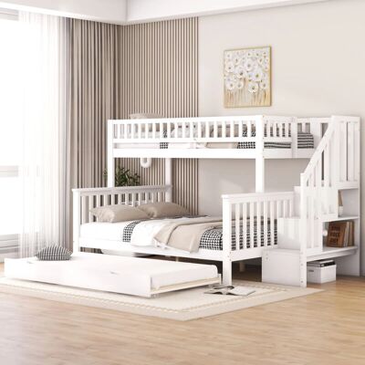 OKWISH - Letto a castello - Pino - 90x200/140x200 - Litera infantil OKWISH - Letto a castello - Pino - 90x200/140x200 - Litera infantil